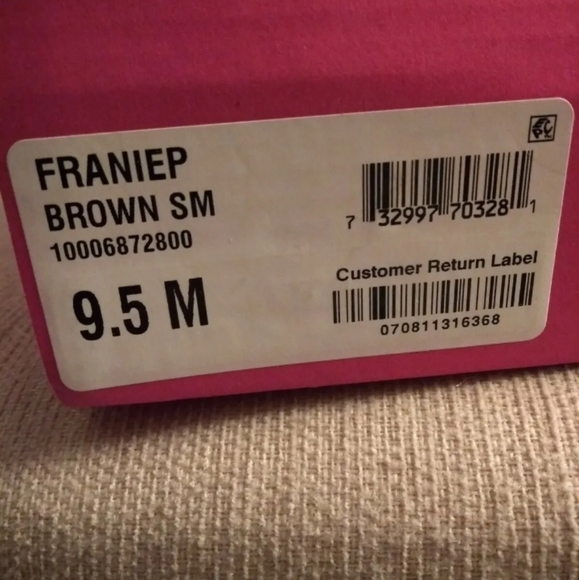 American Rag Womens Franie Leather Closed Toe Ankle Combat, Brown SM, Size 9.5 M - Picture 2 of 2